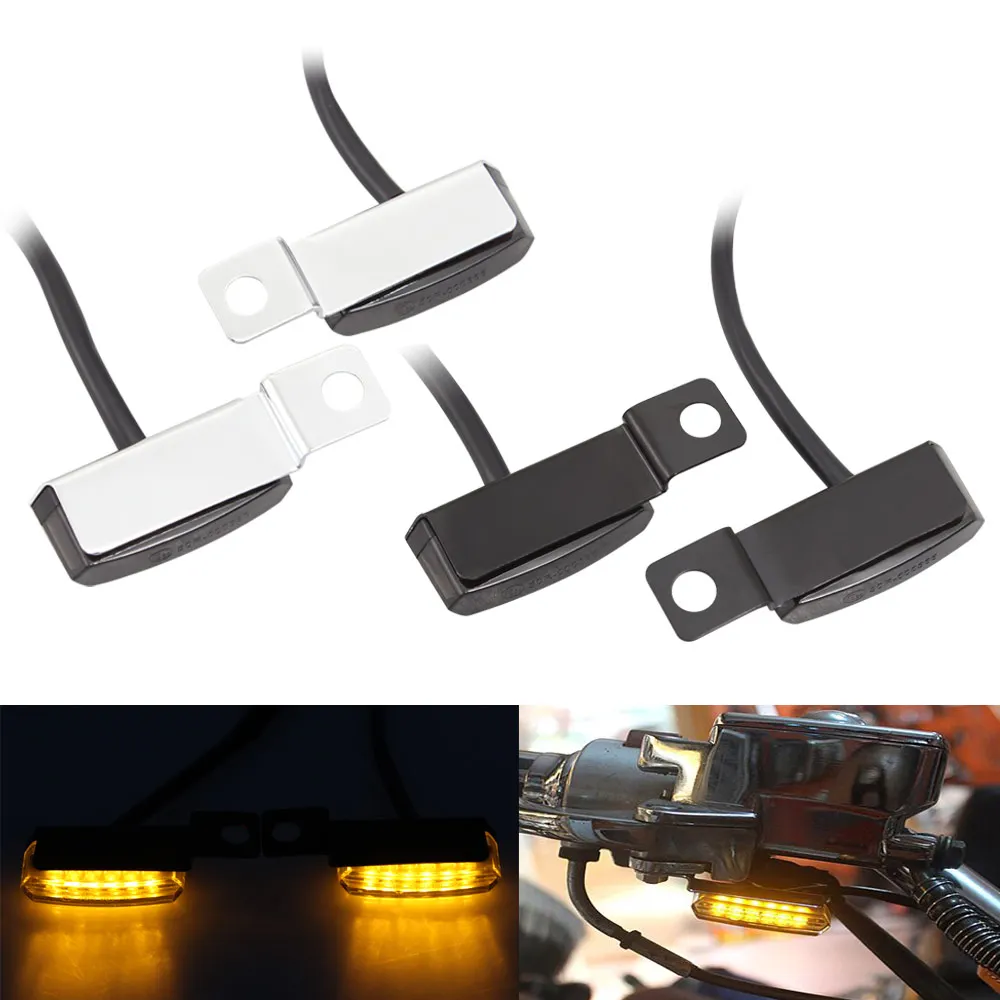 

Motorcycle Mini LED Turn Signal Light Indicators Lamp Flowing clignotant moto led For Kawasaki Yamaha Cafe Racer intermitentes