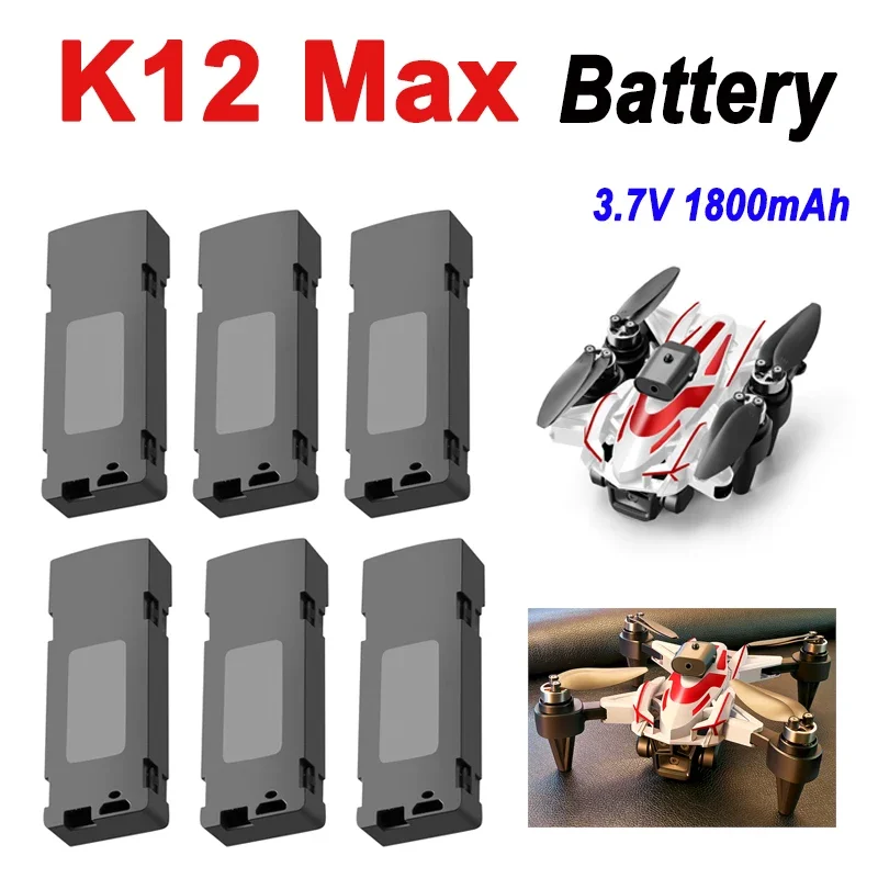 K12 Max Bateria Original Bateria 3.7V 1800mAh Bateria Para K12 Max Drone Acessórios Peças