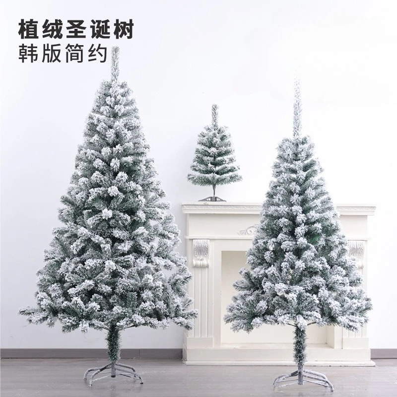 Artificial Snow Flocked Christmas Tree Mini Xmas Tree for Home Holiday Party Decoration