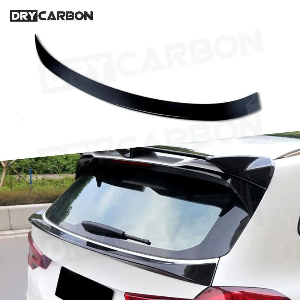 

Глянцевый черный задний средний спойлер для губ, глянцевые черные крылья для губ для BMW X3 G01 2018-2020, средние крылья