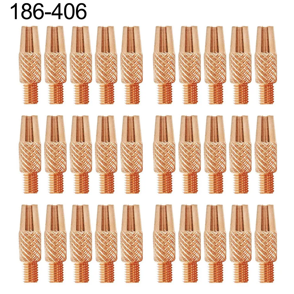 Copper for contact Tips for mig Welding Nozzles Metal Fabrication 0.023 Inches for contact Size 0.035 Inches for contact Size