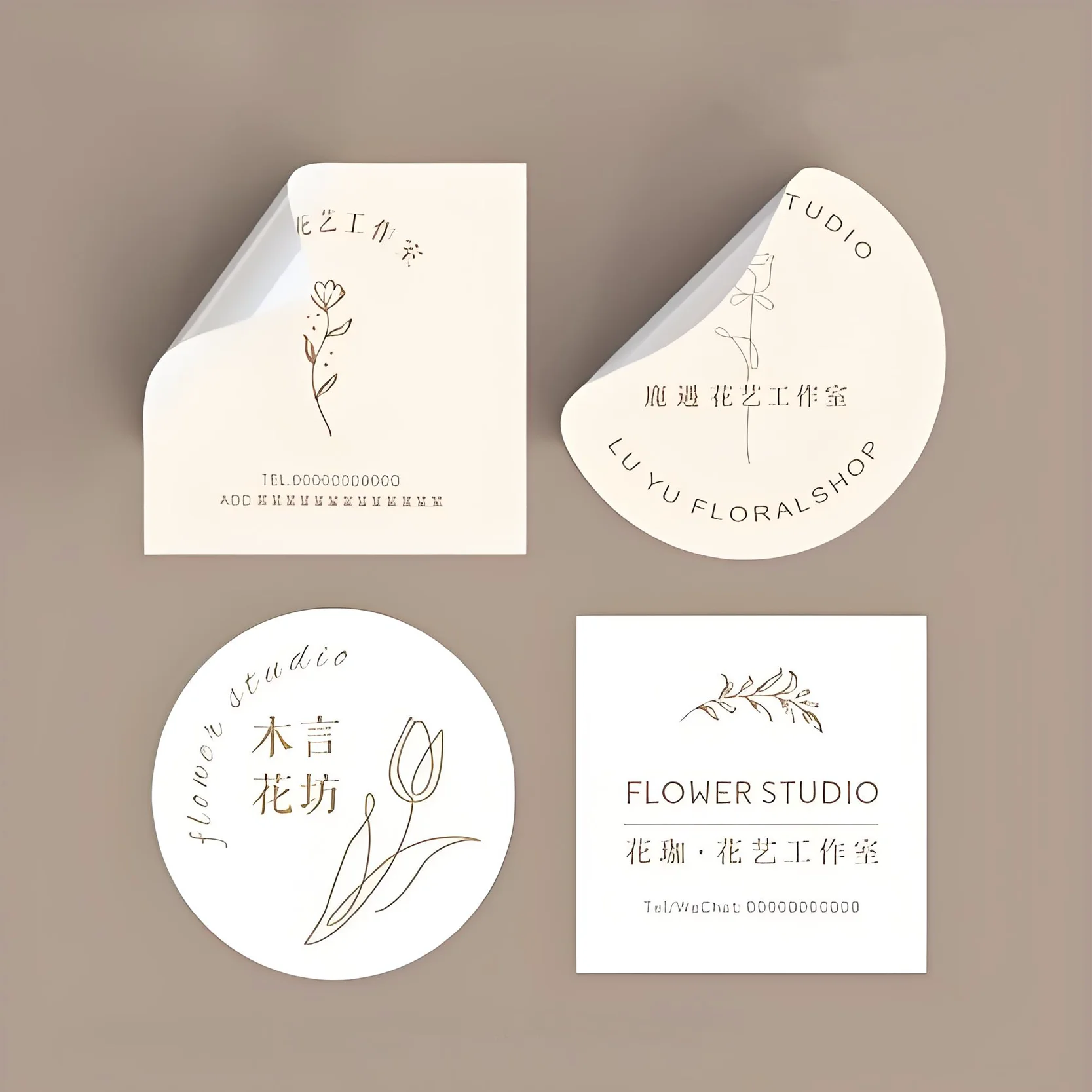 

Custom Photo & Logo Decals, Waterproof Scratch-Proof High Res Stickers, Matte Personalized Brand Labels