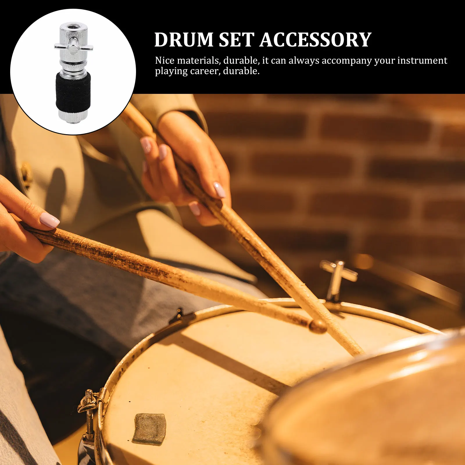 

Premium Pedal for Sets Iron Cymbal Hat Clutch Adjustable Jazz Drum Accessories Velvet Covered Drum Parts for Cymbals