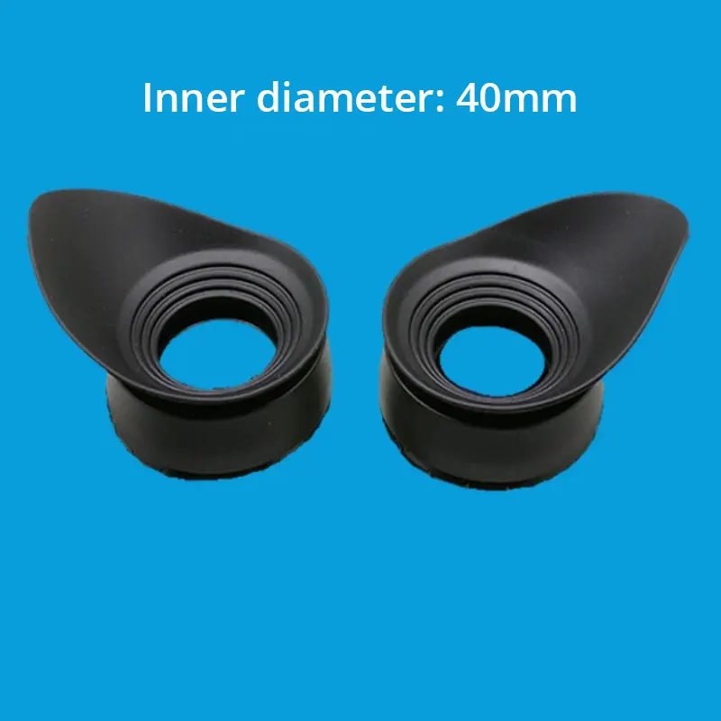 

2 шт., внутренний диаметр 40 мм, биокулярный окуляр для микроскопа, резиновые чашки для защиты глаз для телескопа 39-42 мм, стерео биологический микроскоп