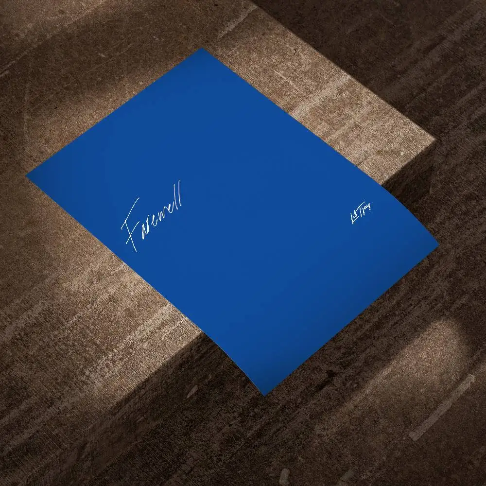 ملصق وداع ليل T-Tjay فني ذاتي اللصق مقاوم للماء ملصق ورقي للمقهى وغرفة البار