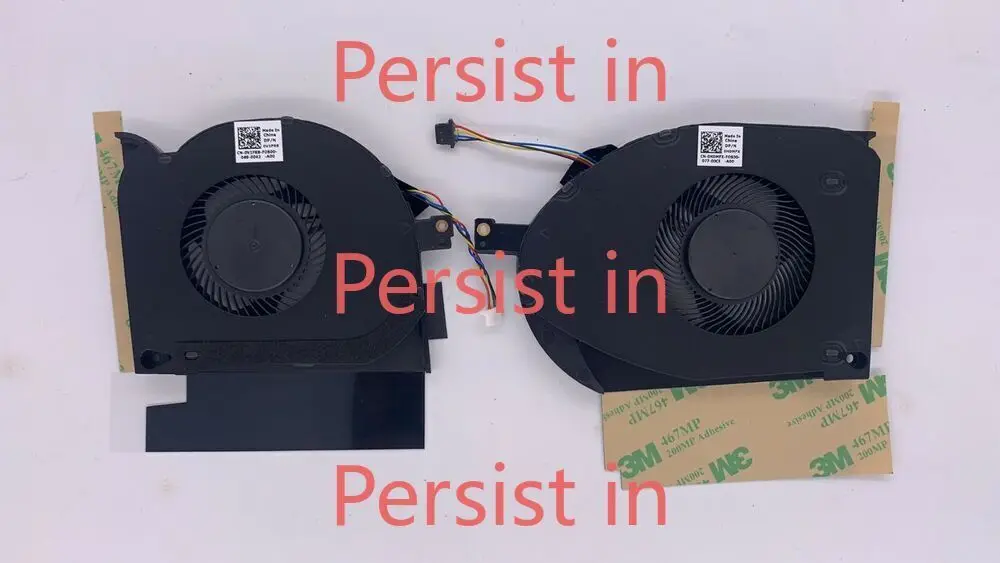 1Pcs FAN For ALIENWARE M17 R1 P37E001 CPU GPU Cooler FAN 0V1FR8 0HDMFX New image 2