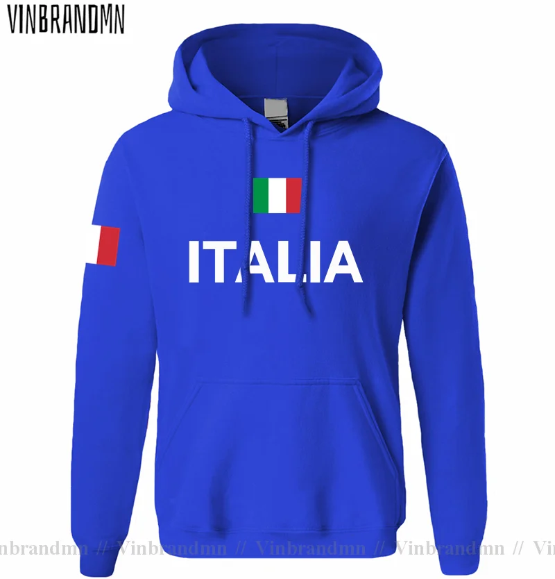 Italy Italia Italian ITA Mens Hoodies Pullovers Hoodie Male Sweatshirts New Streetwear Sportswear Tracksuit Nation Flag Clothing