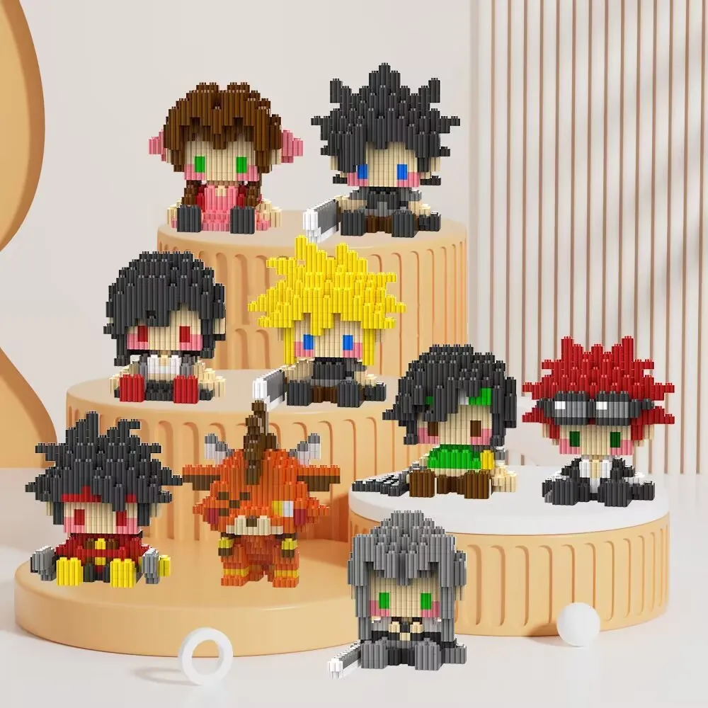 JX TOY-décennie s de construction miniatures, figurines de dessin animé, jouets d'épissure, statue de Sephiroth, Tanza, poupées de bureau ahiith