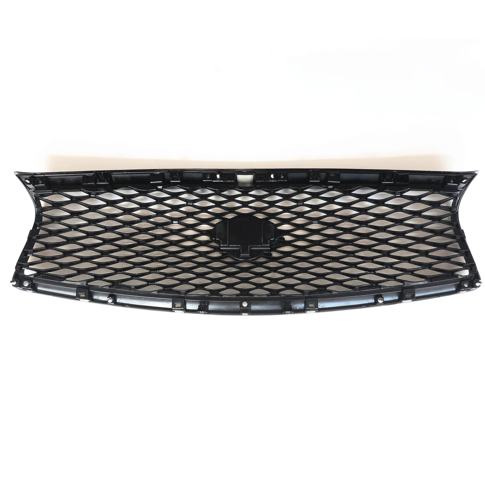 

Gloss Black Upper Bumper Hood Mesh Grid Front Grille Racing Grills For Q50 Q50S 2014 2015 2016 2017