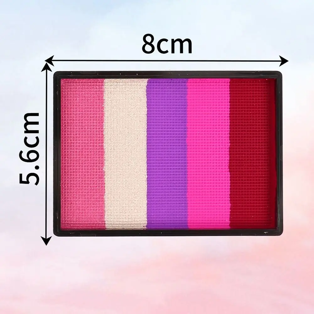 マルチカラーボディフェイスペイントキットカラフルな長期的なハロウィーンメイクアップツールタトゥーお手入れが簡単ボディアートペイントフェスティバル