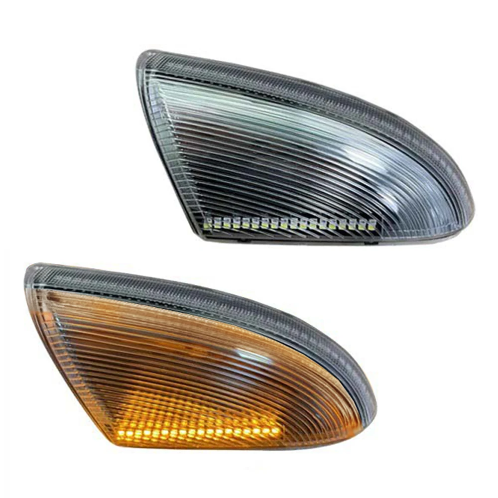 2Pcs LED Dynamic Turn Signal Blinker Sequential Side Marker Mirror Indicator Light For Dodge Ram 2009-2018 68064948AA 68064949AA