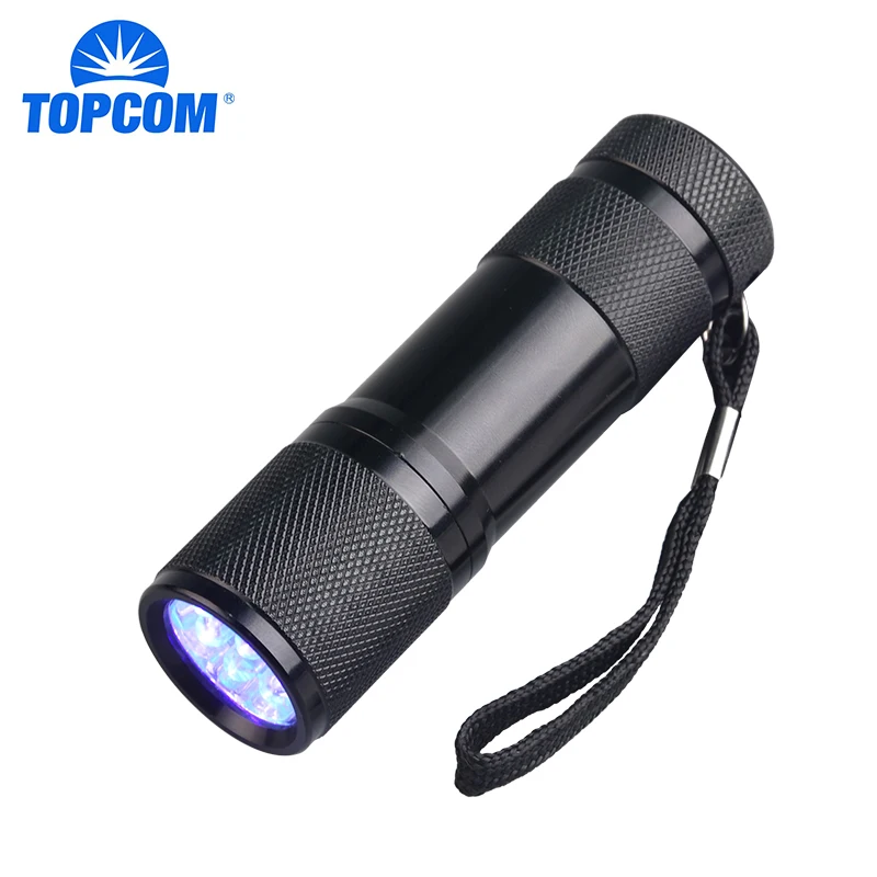 

TopCom Blacklight Flashlights UV Flashlight 395nm Black Light Torch Mini Pet Urine Detector Light for Dog/Cat Dry Stains Bed Bug