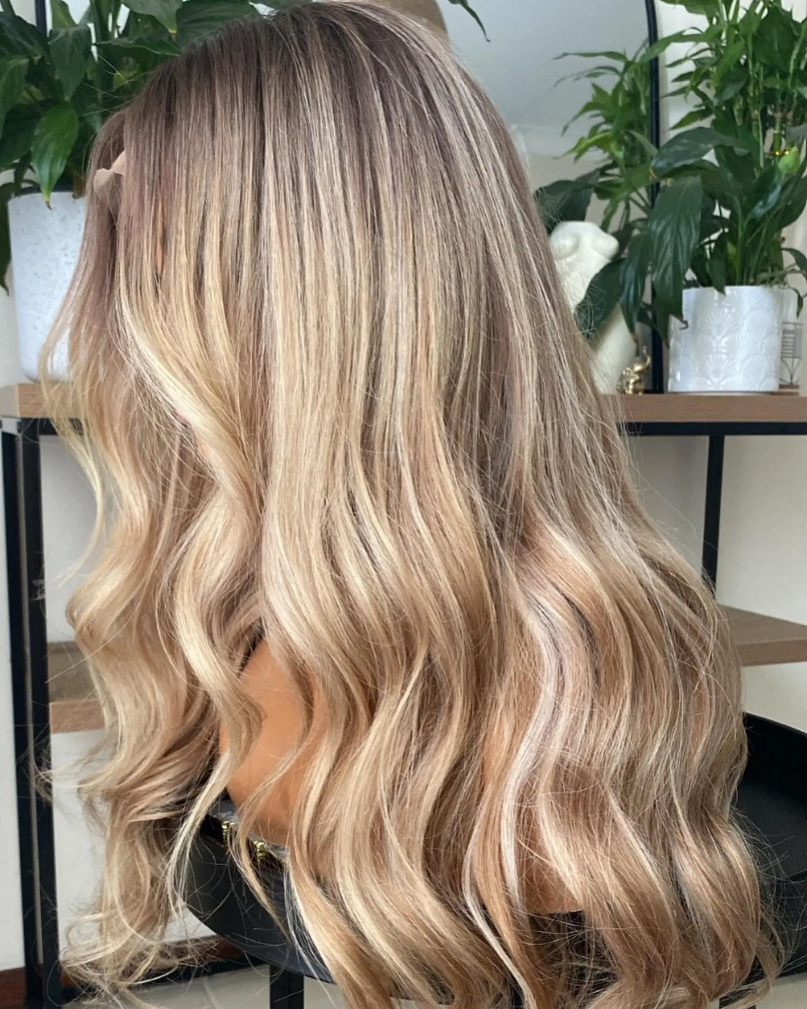 13X4 الدانتيل الجبهة بيروكات صناعية للنساء أومبير طويل موجة عميقة ضوء شقراء أمامي غلويليس شعري طبيعي شعر مستعار للحفلات اليومية #4