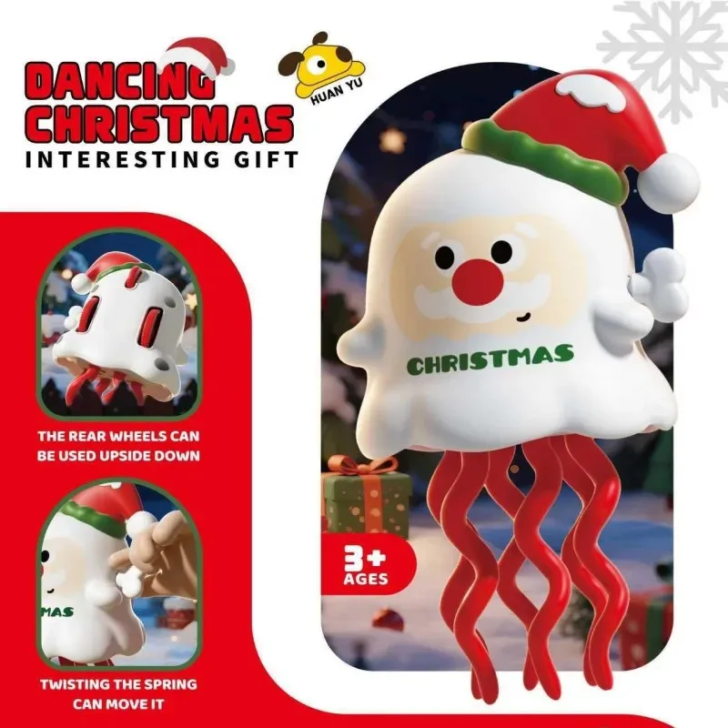 Nuovi giocattoli per bambini con mais danzante magico Inerzia tirare indietro Polpo creativo Tazza intera Giocattoli divertenti Natale, Halloween