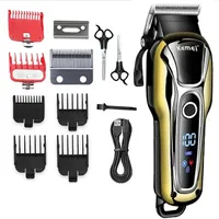 Kemei Hair Clippers Hair Trimmer for Men KM-1990 Electric Trimmers LCD Display Machine Barber Hair Cutter Hair Trimmer for Men