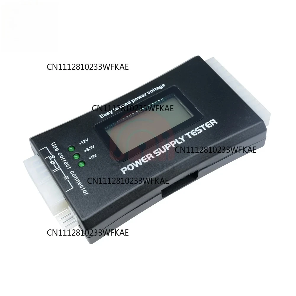 Digital LCD Display PC Computer 20/24 Pin LCD Power Supply Tester Check Quick Bank Supply Power Measuring Diagnostic Tester Tool