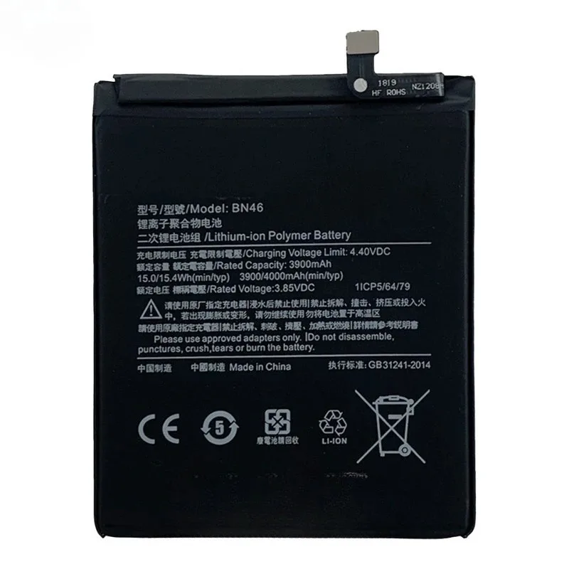 New 3.85V 3900mAh BN46 Battery for Xiaomi Redmi Note8 Note 8T 8 Redmi 7 Redmi7 Note 6 Note6 Bateria view 4