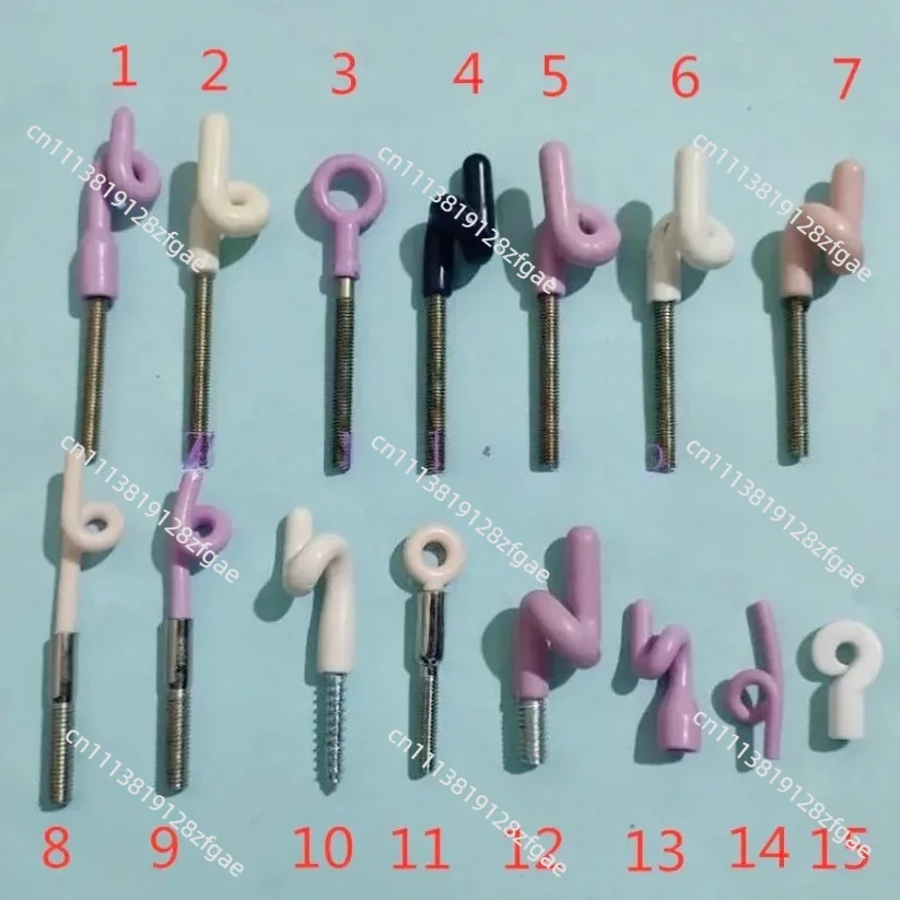 M4 Therad Ceramic Pigtail Ring Porcelain Circle Wire Guide Eyes Bolts Eye Nut Screw Porcelain Pigtail 95 Porcelain