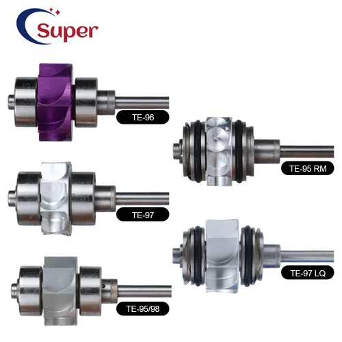 Denta-cartucho de turbina de aire con rodamiento de bolas de cerámica, pieza de mano, accesorios de repuesto, rotorTE-95/96/97/98 97LQ 95RM