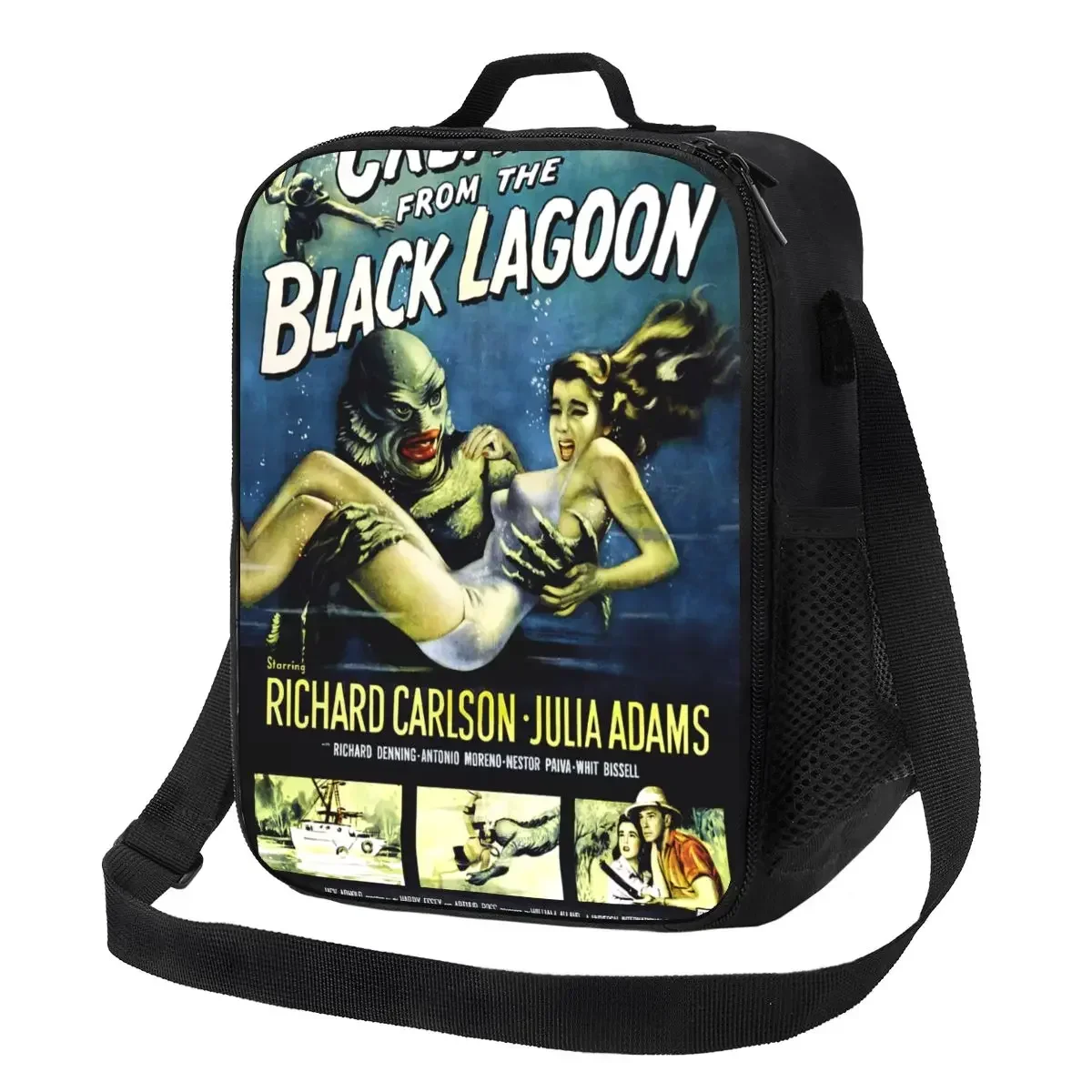 From The Black Lagoon Insulated Lunch Bags for Work School Halloween Horror Movie Resuable Cooler Thermal Bento Box