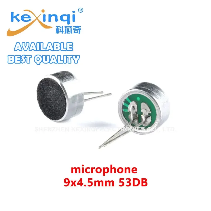 20Pcs/lot DIP PinMicrophone 9*4.5mm 9x4.5 Capacitive Electret Microphone Pickup MIC