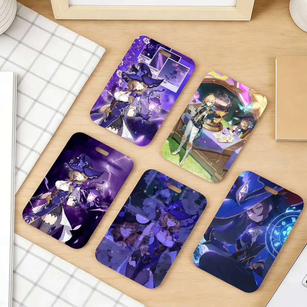 

Чехол для карт Game Genshin Impact Lisa, подходящий для проездных на общественный транспорт, метро и студенческих билетов.