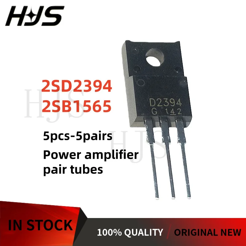 Produktbild von 20 Stück IC-Chip-Set: 2SB1565 & 2SD2394 – 10x B1565 + 10x D2394 Transistor-Paar Für Elektronikprojekte