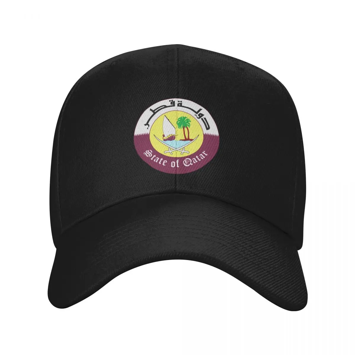 Qatar Emblem Baseball Cap party Hat Fashion Beach Snapback Cap fashionable Men Women's