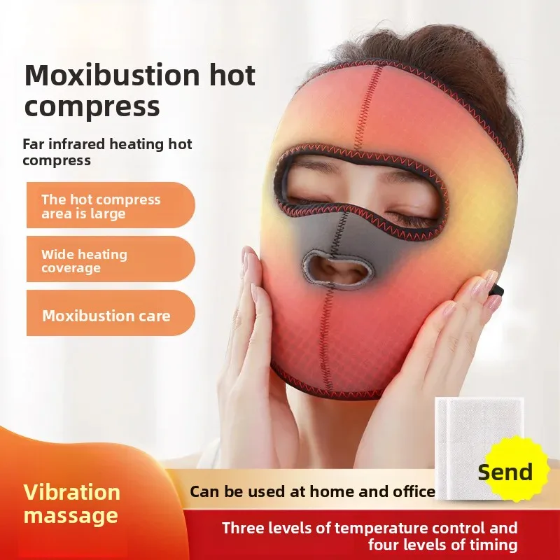 Electric Heating Hot Compress Bag Postpartum Recovery Facial Spasm Artifact Instrument Mask Facial Paralysis Massage Product