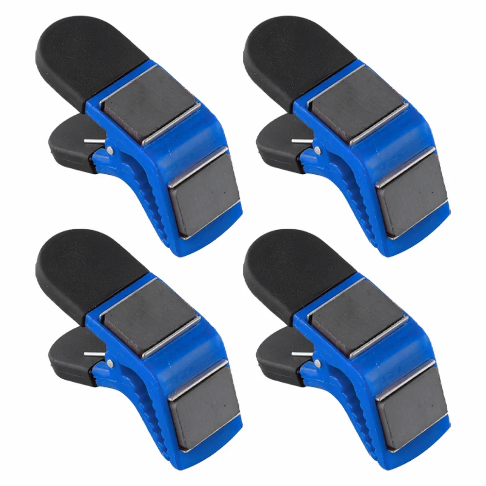 4pcs Paint Brush Holder Clip For Painter Builder Home Improvement Plastic Magnetic Paint Brush Holder Clips Tin Opener DIY Tools