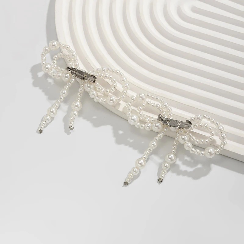 

Модная цепочка на щиколотку с имитацией жемчуга и бантом для женщин - Декоративный ювелирный аксессуар для джинсов и брюк