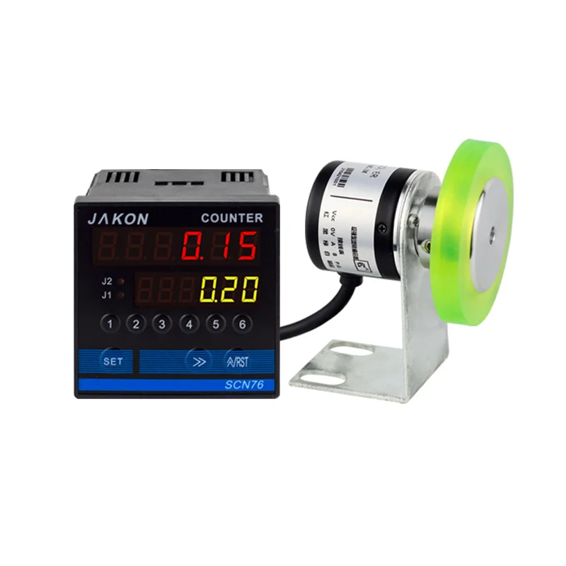 Edge banding machine meter counter electronic digital display roller type high precision encoder controller length SCN76