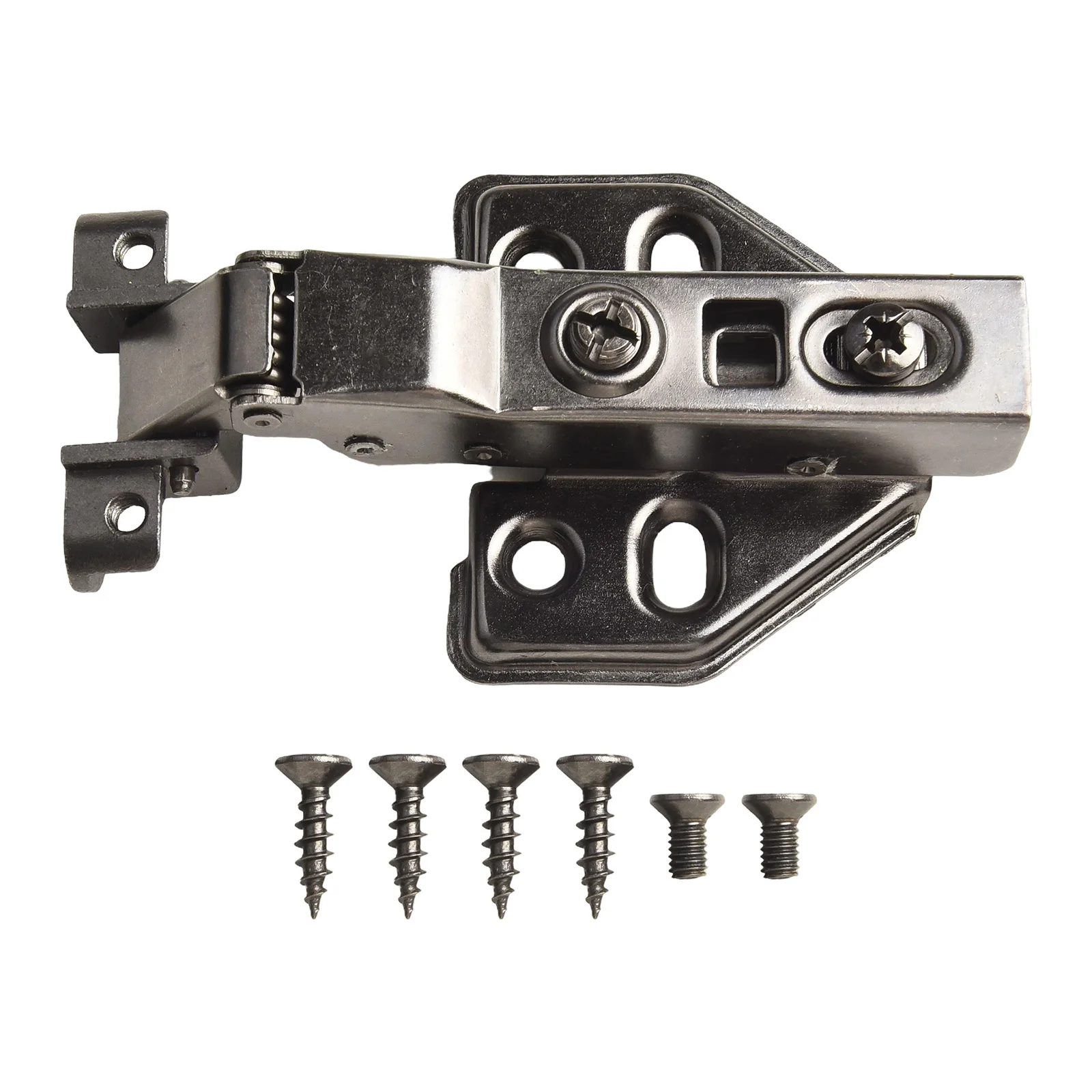 Glass Door Hinge Hydraulic Hinge Home Improvement Integrated Oil Cylinder Dual-layer Electroplating For Display Cases