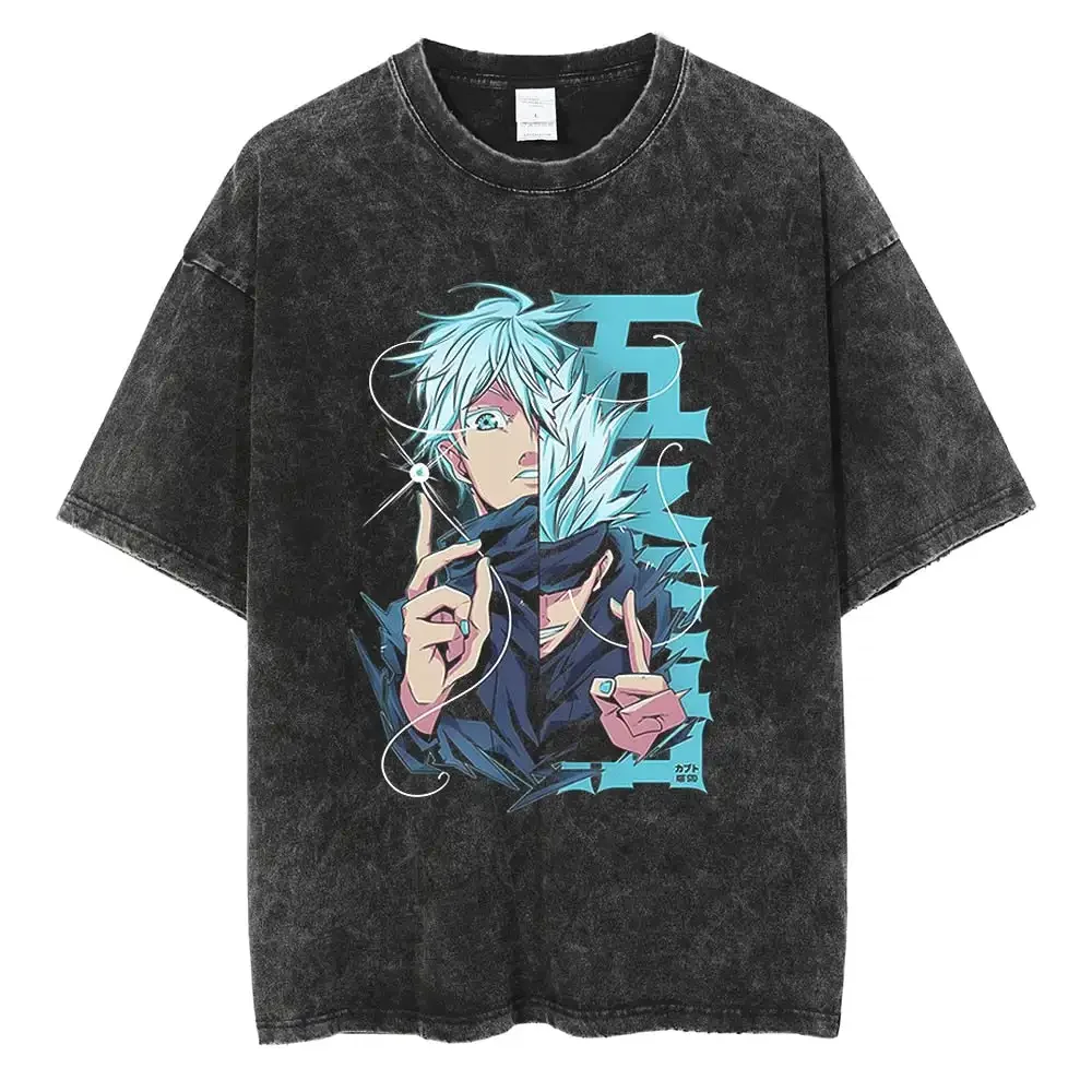 

Hot Jujutsu Kaisen Itadori Cursed Spirit Battler Men's T-shirt Pure Cotton High-quality Leisure Sports Harajuku Y2K Anime Figure