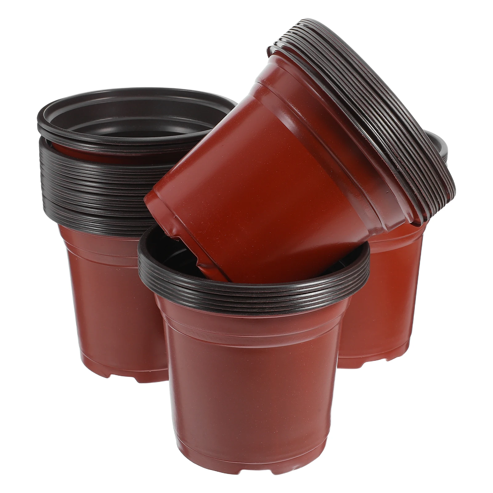

50pcs Plastic Flower Pot Succulents Plant Pots Indoor Planter for Plants Household Decor Gardening Mini Cactus Container