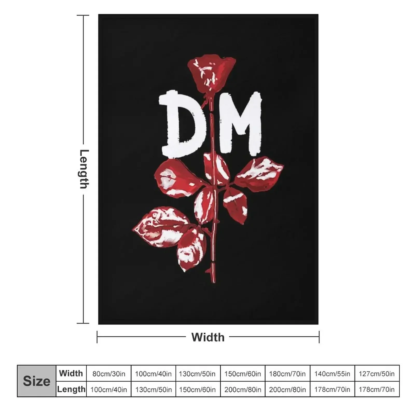 violator with dm Classic Throw Blanket couch cozy soft plush fuzzy picnic outdoor blanket