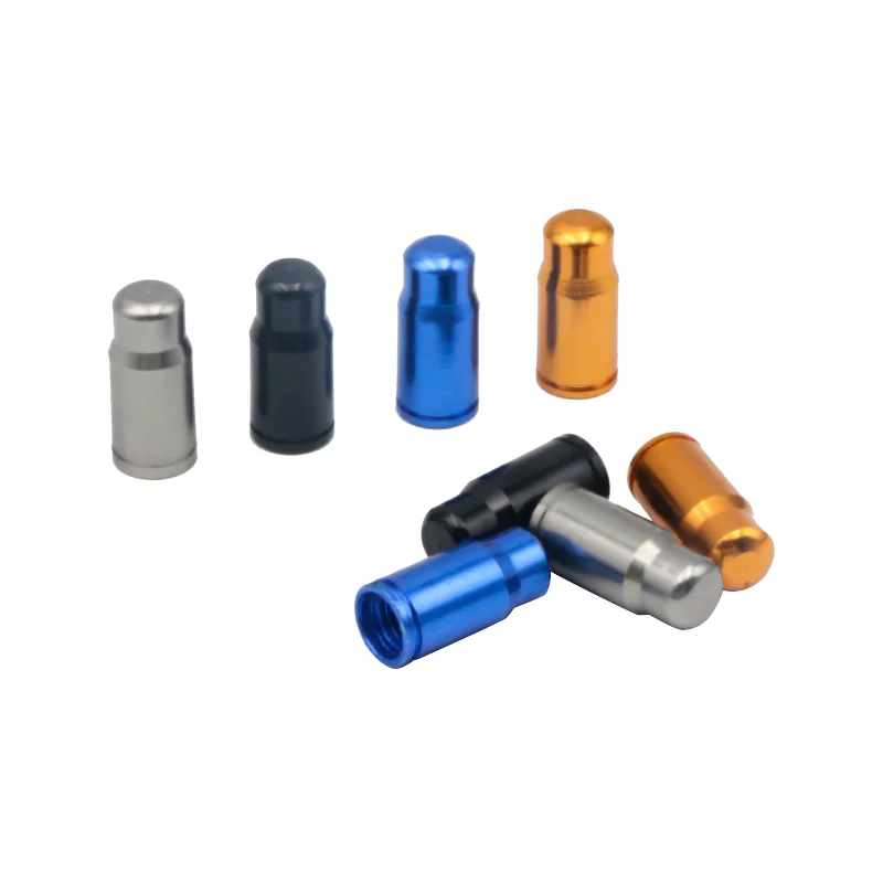 4Pcs Bicycle Tire Valve Caps Ultralight Aluminum MTB Road Bike Inner Tube Valve Cover Schrader/Presta Protector Valve Cap