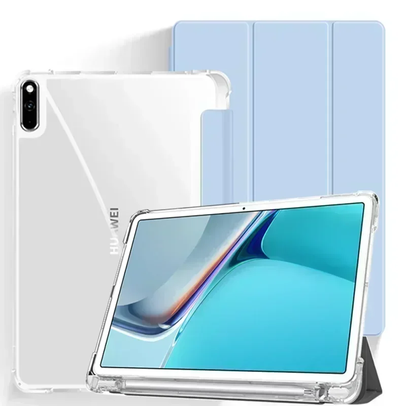 حافظة لهاتف هواوي MatePad 11 air 11.5 Matepad 11.5S SE 11 10.4 pro 11x9 مع غطاء حامل قلم رصاص لهاتف Huawei MatePad Pro 10.8