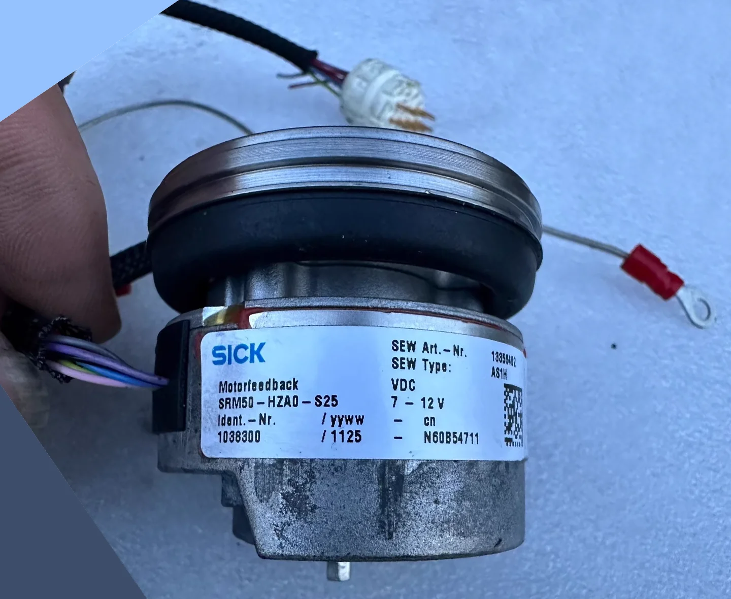 SRM50-HZA0-S25 أجهزة تشفير 1038300 مستعملة تم اختبارها بشكل جيد، SRM50 HZA0 S25، شحن سريع #3