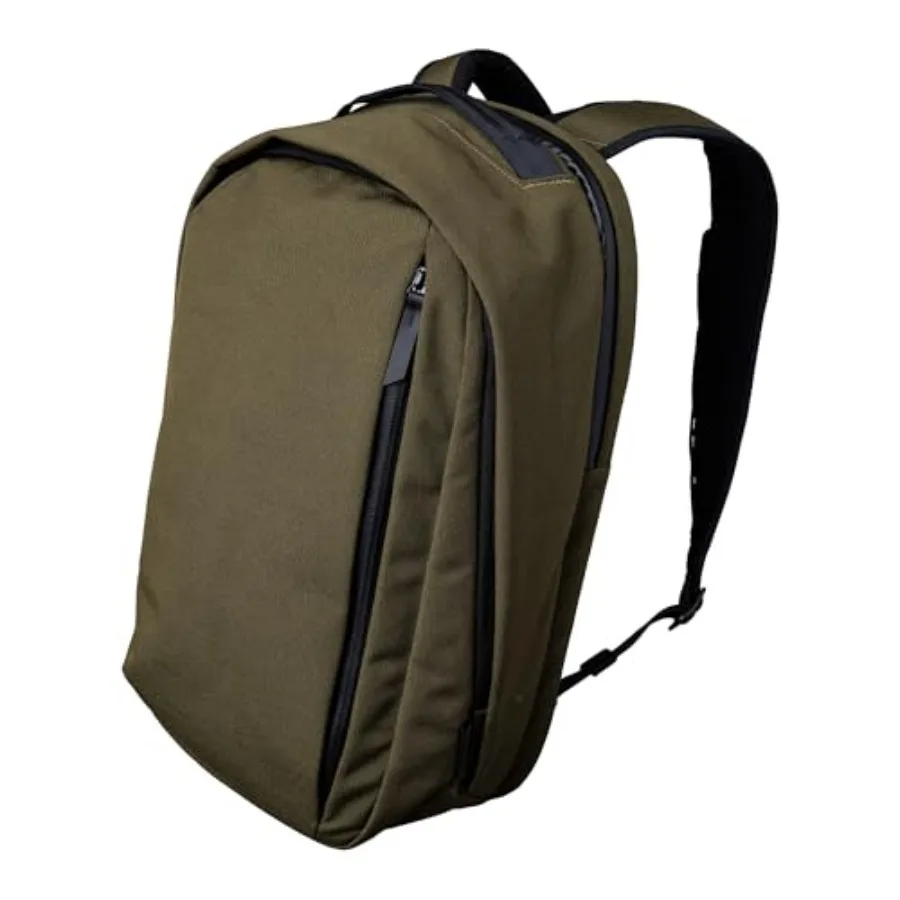 

Рюкзак Metro Backpack Pro для мужчин - деловой дорожный рюкзак для ноутбука 16 дюймов с молниями YKK, креплением для ключей MOD, Axoflux 600D, цвет армейский зеленый