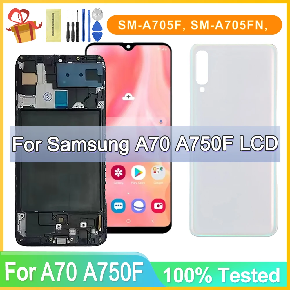 

TFT For Samsung Galaxy A70 LCD SM-A705F SM-A705GM Display Touch Digitizer Replacement Part For Samsung A705 LCD Display