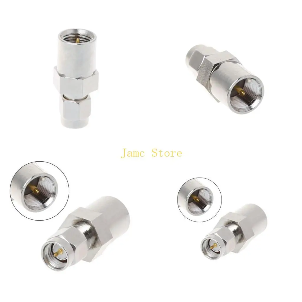 

LX0B Both Male FME To SMA Plug RF Connector Straight FME/SMA Coaxial Cable Adapter