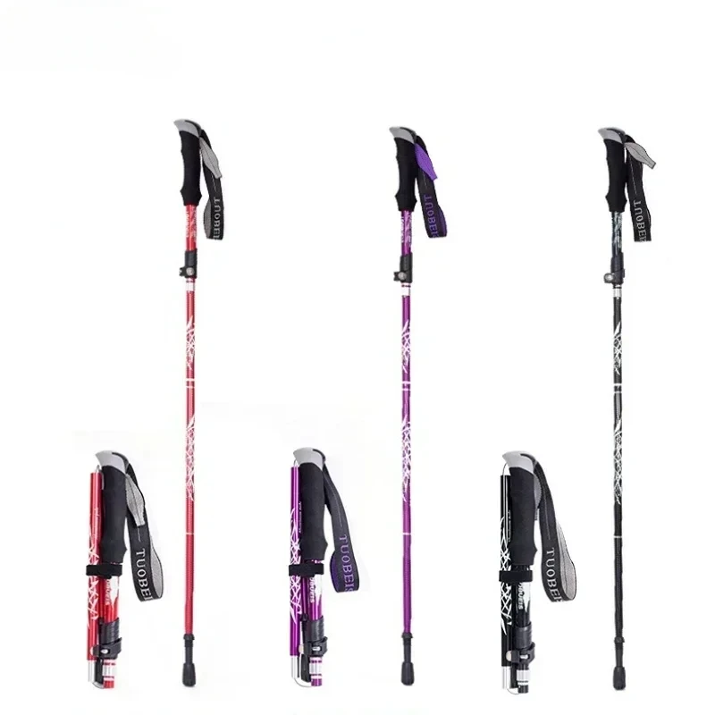 

Складная палка для скалолазания, треккинговые палки, дубинка, телескопические колышки, трость для ходьбы, уличное оборудование, палка для самообороны