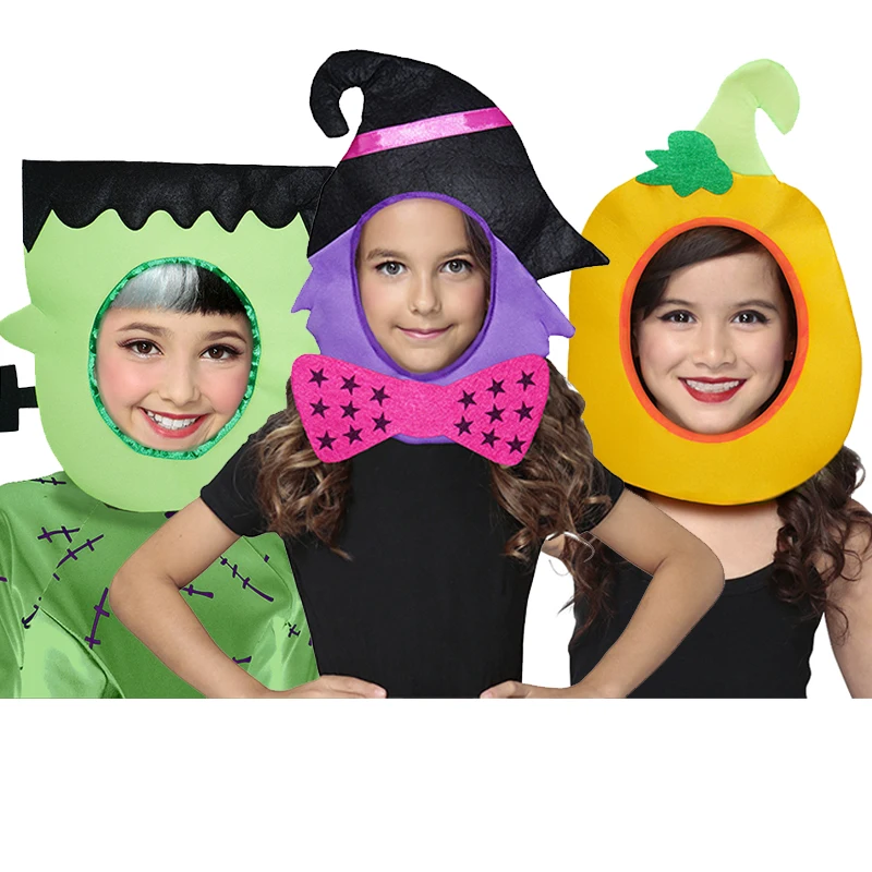 2024 New Arrival Girl Witch Cap Boy Child Monsters Frankenstein Halloween Hat