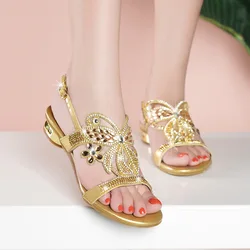 Outside Sandals Clogs Wedge Flat Summer Shoes Woman Large Size Suit Female Beige Med Anti-Skid All-Match Platform Without Big Bl