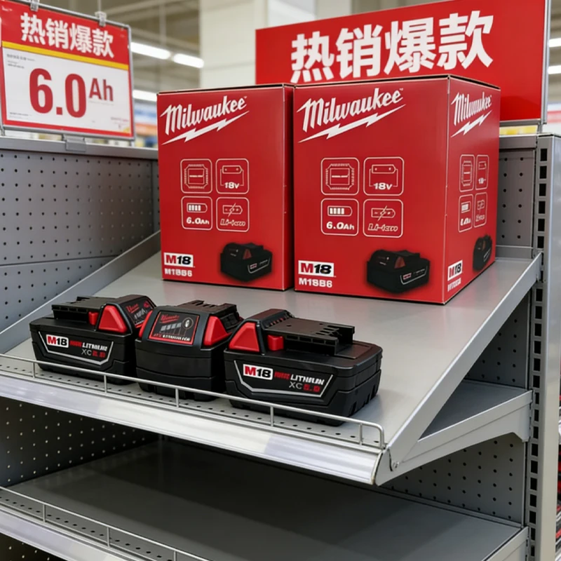 

Screwdriver Replacement battery for Milwaukee 18V Battery M18 Series M18B6 6.0Ah 48-11-1860 48-11-1850 1840 Lithium Tool Battery