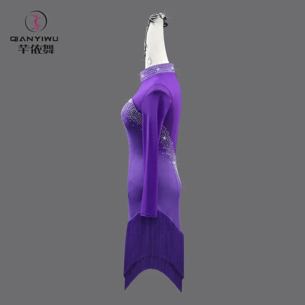 Abito da ballo latino per ragazze, abiti da ballo da donna, abito da competizione per occasioni speciali, ballo di fine anno 2025, costume da sera di scena