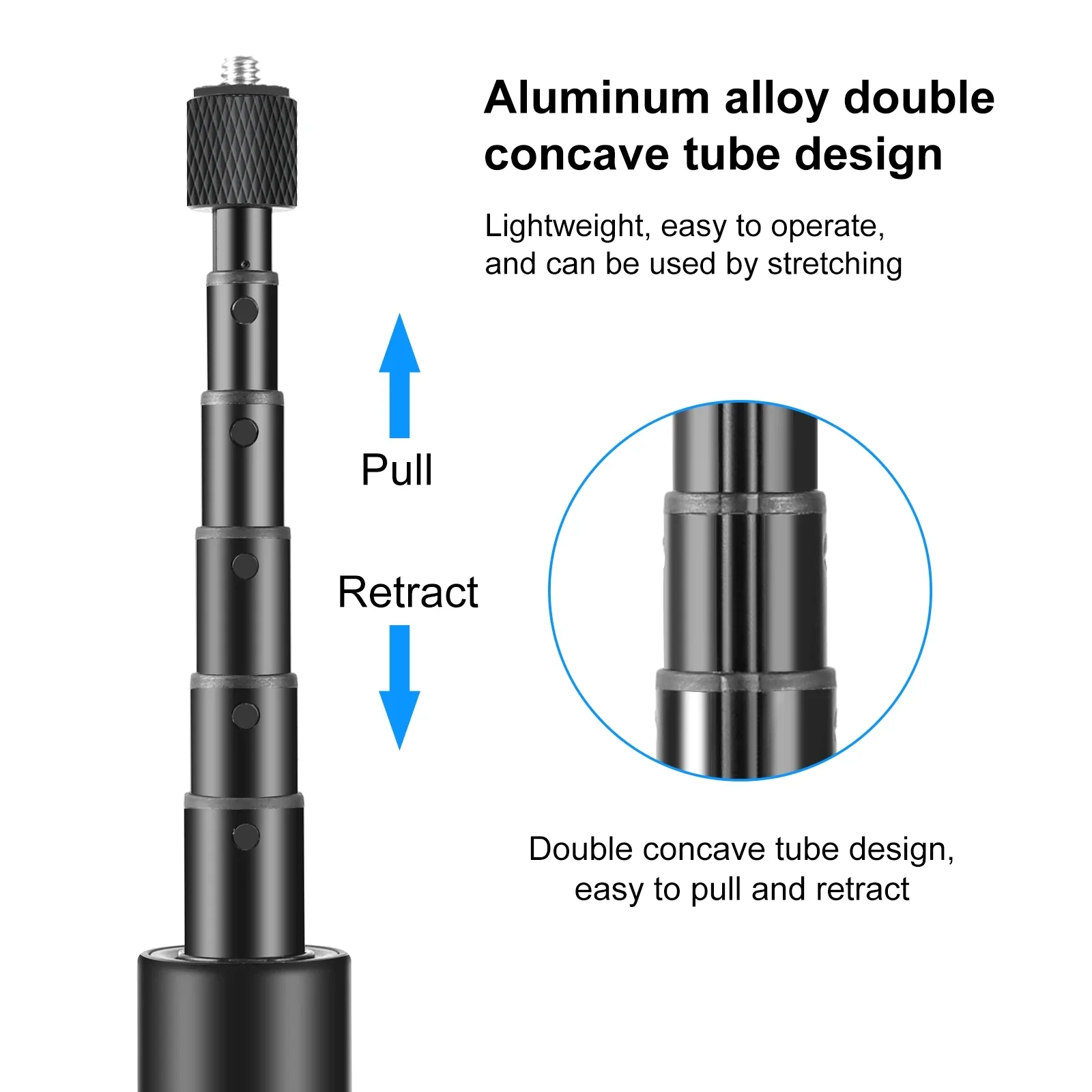 Insta360 2-in-1 Invisible Selfie Stick + Tripod For X5 X4 Ace /Ace Pro/Ace PRO 2/X3/X2/ ONE RS /R/GO 3/GO 2 Original Accessories