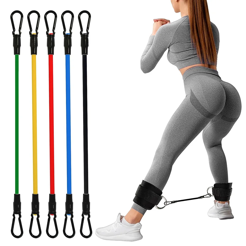 

Leg Running Resistance tubes Kinetic speed Strength Elasticas band exercise For Athletes Football basketball players