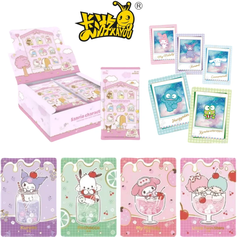 KAYOU الرسمية حقيقية سانريو بطاقة Mengmengqu الفيلم حقيبة الشتاء الأخضر واضح الثلوج الرسوم المتحركة الكرتون الطرفية ألعاب أطفال هدية